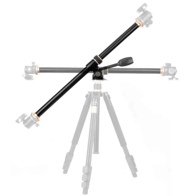 61cm/24" Tripod Boom Cross Extension Arm Horizontal Rod Camera Mount Rotatable Multi-Angle Center Column Tube Accessory images - 6