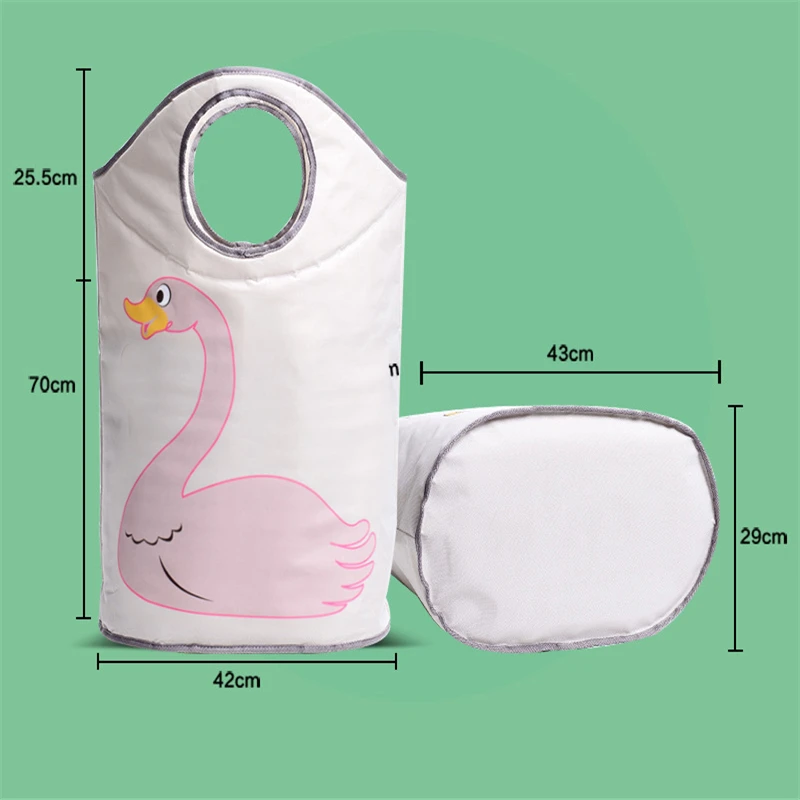 Детская сумка для хранения игрушек складная грязной одежды с рисунком животных