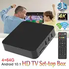 4K Android 10 Smart Box 4K HD 3D 2,4G WiFi S905W четырехъядерный Медиаплеер smart tv android tv box 4 ГБ 64 ГБ android tv Box TV Box
