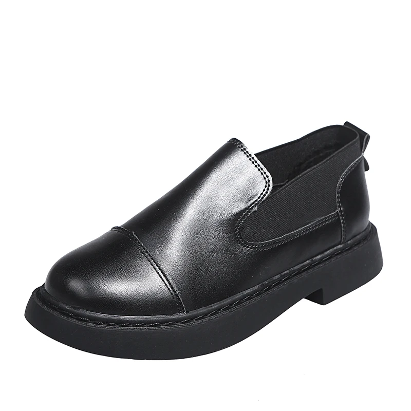 

Women Retro Flats Ladies Elastic Loafers 2021 Autumn Woman Non Slip Footwear Women's Sewing Lazy Female Shoes Big Size 43