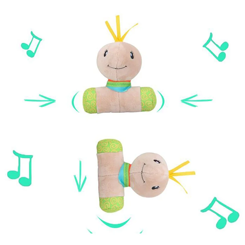 

Детская мягкая игрушка-погремушка в виде животного