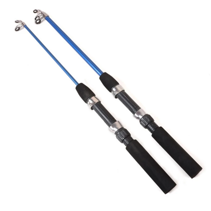 

74/110cm Winter Telescopic Fishing Rods Glass Fiber Portable Beginners And Children's Fishing Pole