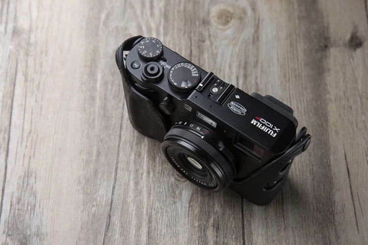 Бренд AYdgcam ручной работы из натуральной кожи чехол для камеры Fujifilm X100F X100-F сумка для камеры половина крышки винтажный Чехол