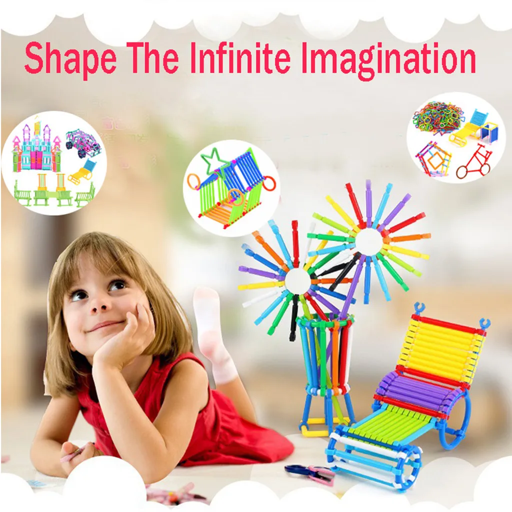 

420Pcs Assembled Building Blocks DIY Smart Stick Blocks Imagination Creativity Educational Learning Toys Children Birthday Gift