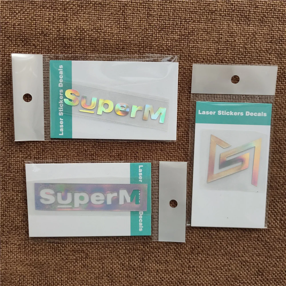

1pcs Kpop SuperM Laser Stickers K-pop supplies