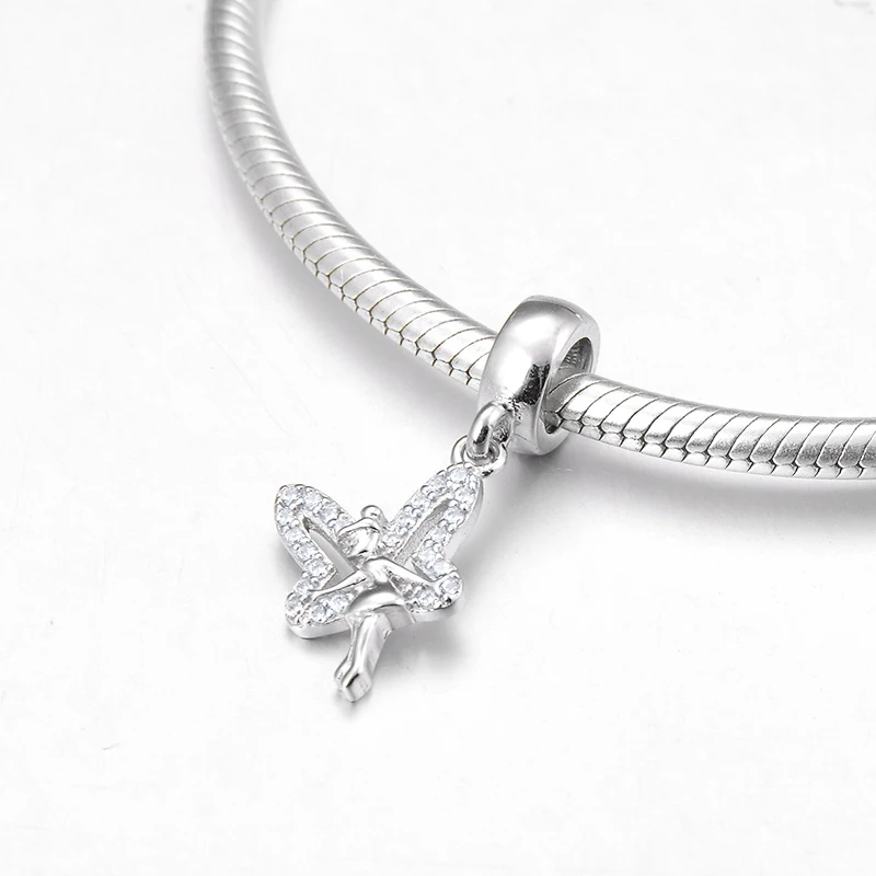 Бусины-подвески из серебра 925 пробы с фианитами | Украшения и аксессуары