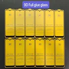 Закаленное стекло 9D с полным покрытием клея, защитная пленка для экрана Iphone 13 Pro max 12mini 12 pro 11 X XS, 50 шт.