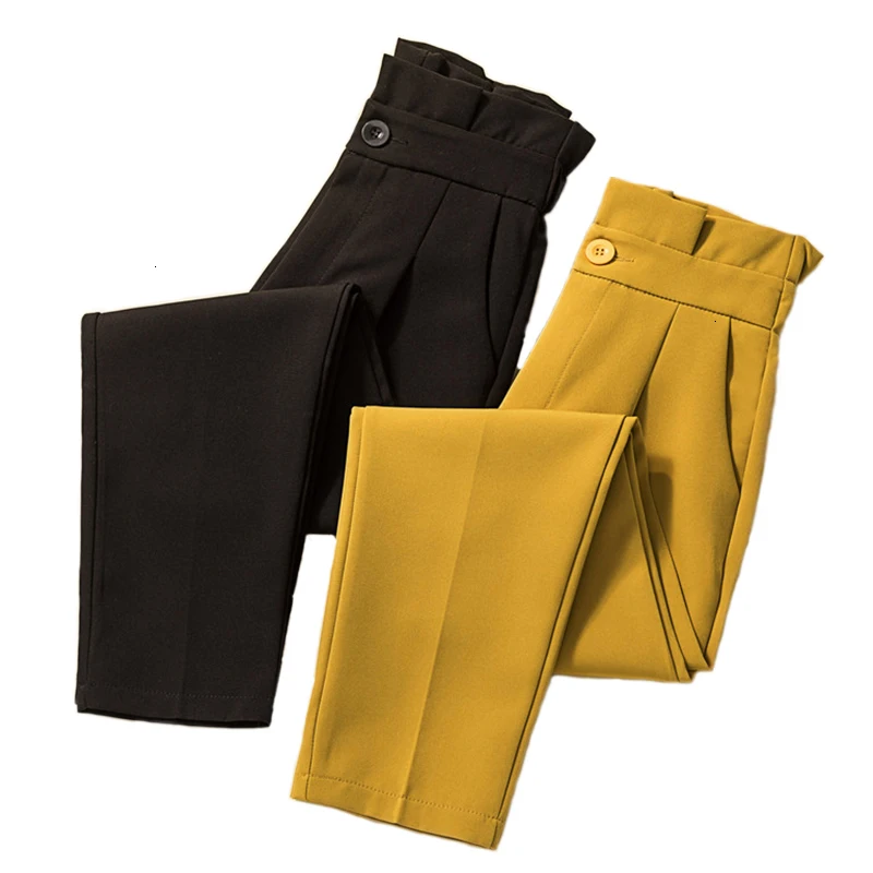 2019 новые высокие эластичные волосы книга для женщин весна лето мода Девятый Broek