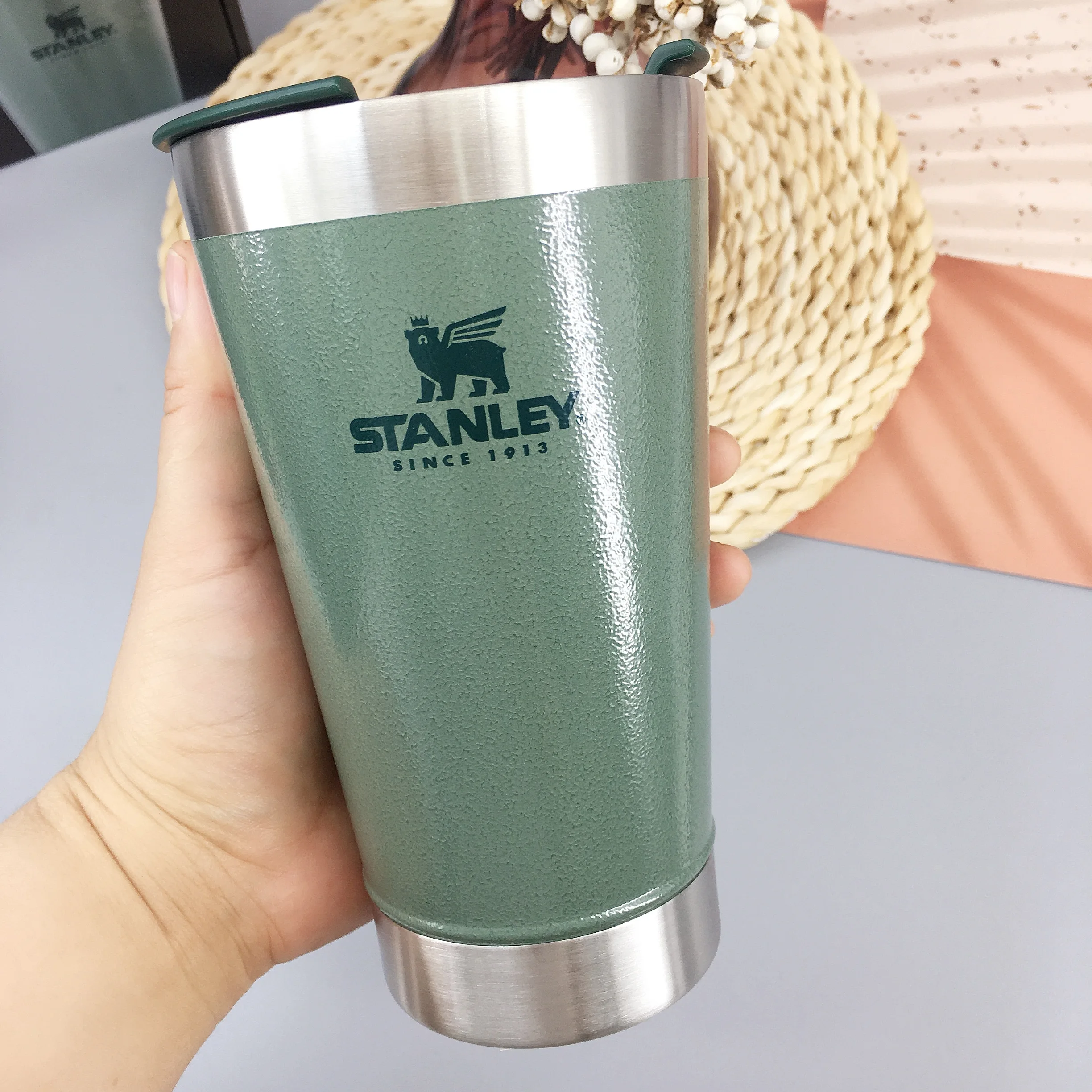 Оригинальная настенная Классическая вакуумная пивная кружка Stanley 502 мл для кофе