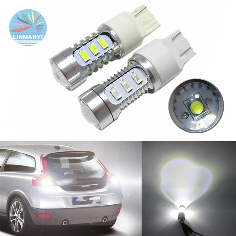 

2PCS x T20 7440 7443 21W 13LED 5630 12SMD+1 Car Led DRL Highlighted Reversing lights Signal Tail lamp brake light 12V White red