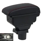 Универсальный автомобильный подлокотник для Mitsubishi mirage Space Star, аксессуары для модификации, двойной приподнятый с USB