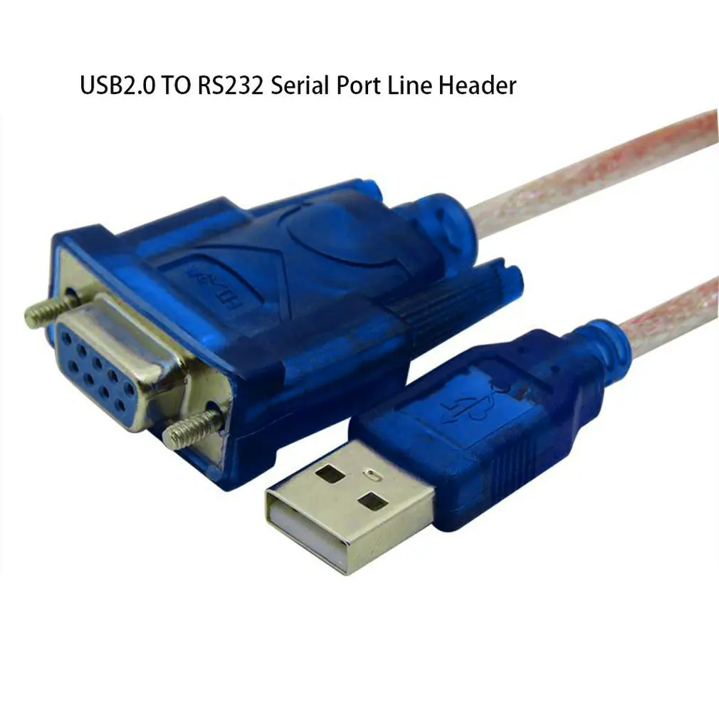 

USB к RS232 линия последовательной передачи данных USB2.0 9-контактный последовательный кабель COM Порты и разъёмы USB к DB9 конвертеру rs232 кабель Подде...