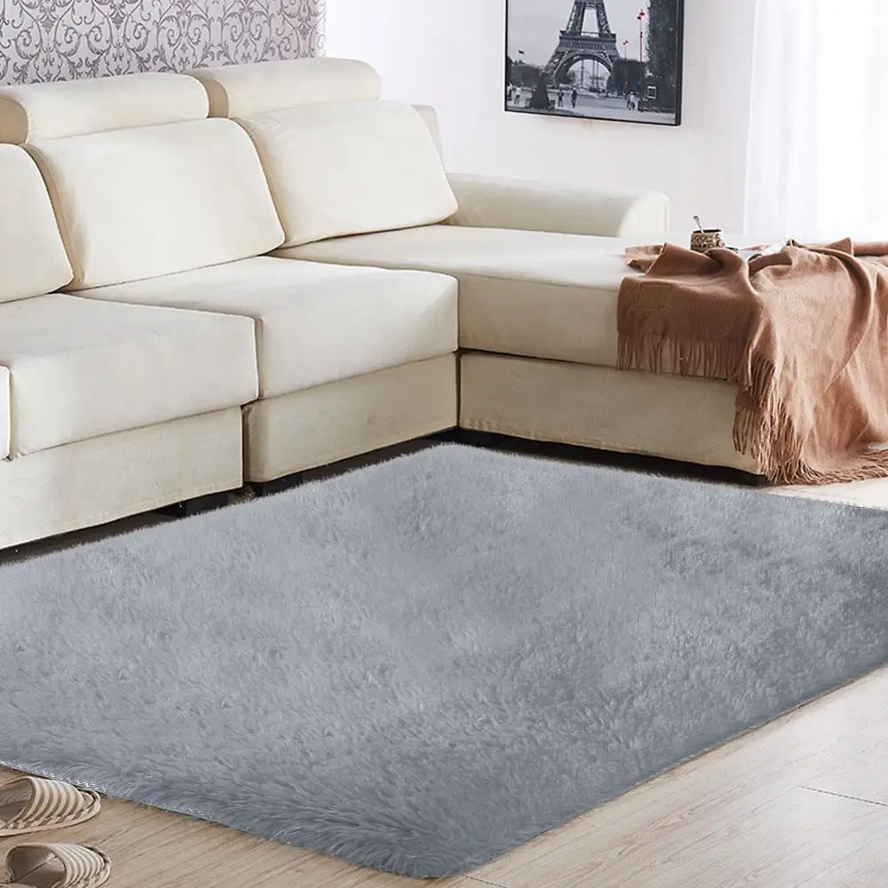 

160x230 см Разноцветные пушистые ковры, пол, противоскользящий яркий коврик, диван для дома, гостиной, полиэстер, волокно, коврик, лохматый, тепл...