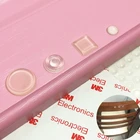 Прозрачные самоклеящиеся ограничители, зеркальные резиновые бамперы для шкафа, силиконовые мебельные прокладки, защита от столкновений