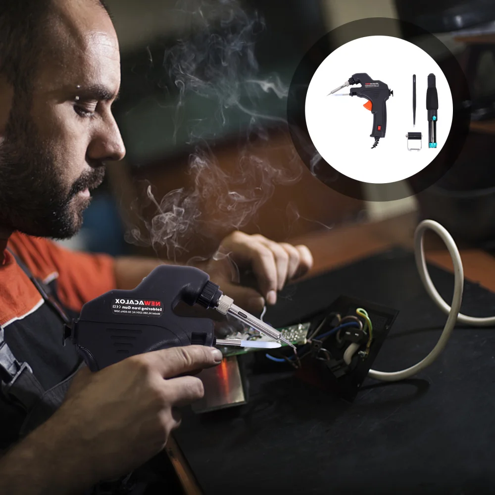 

Soldering Guns Kit Automatic Desoldering Guns for Circuit Board Repair Plug