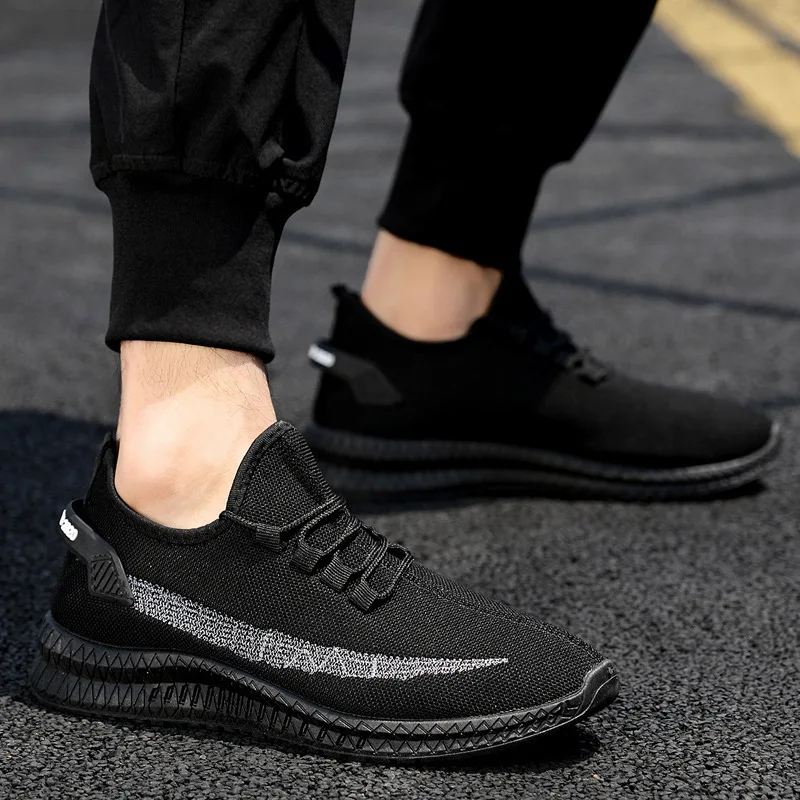 

2021 fashion breathable refreshing wild net shoes Korean men's shoes sports shoes casual new shoes men's spring running shoes