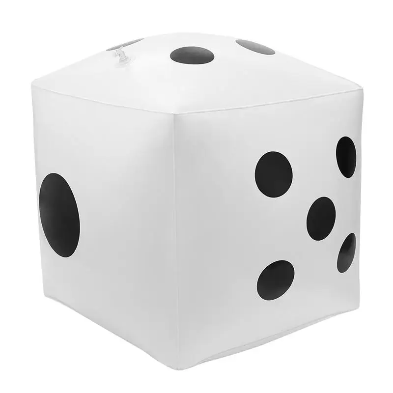 NUOLUX 1 шт. ПВХ надувные большие 32 см белые игральные кости для вечерние украшения