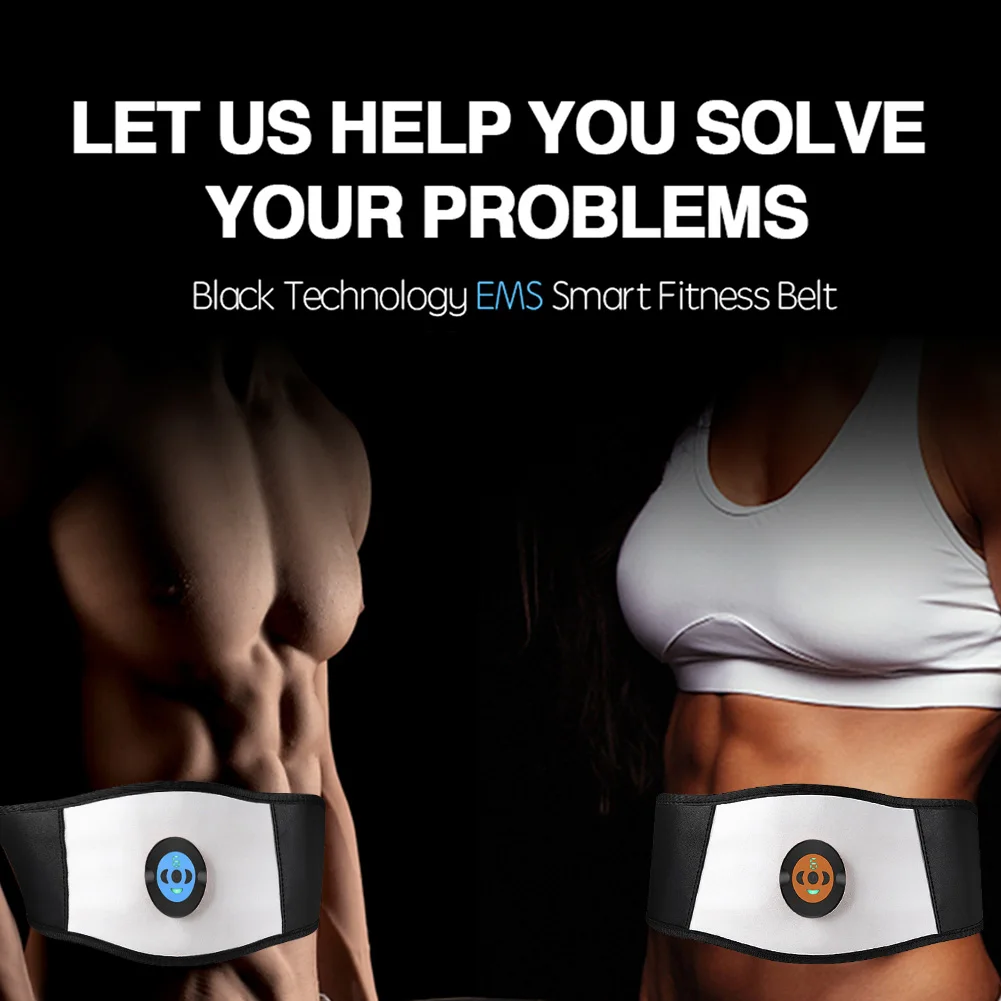 

Electric Waist Belly Slimming Belt Fat Burnning Weight Loss Abdominal Belt for Men Women Fitness Belt