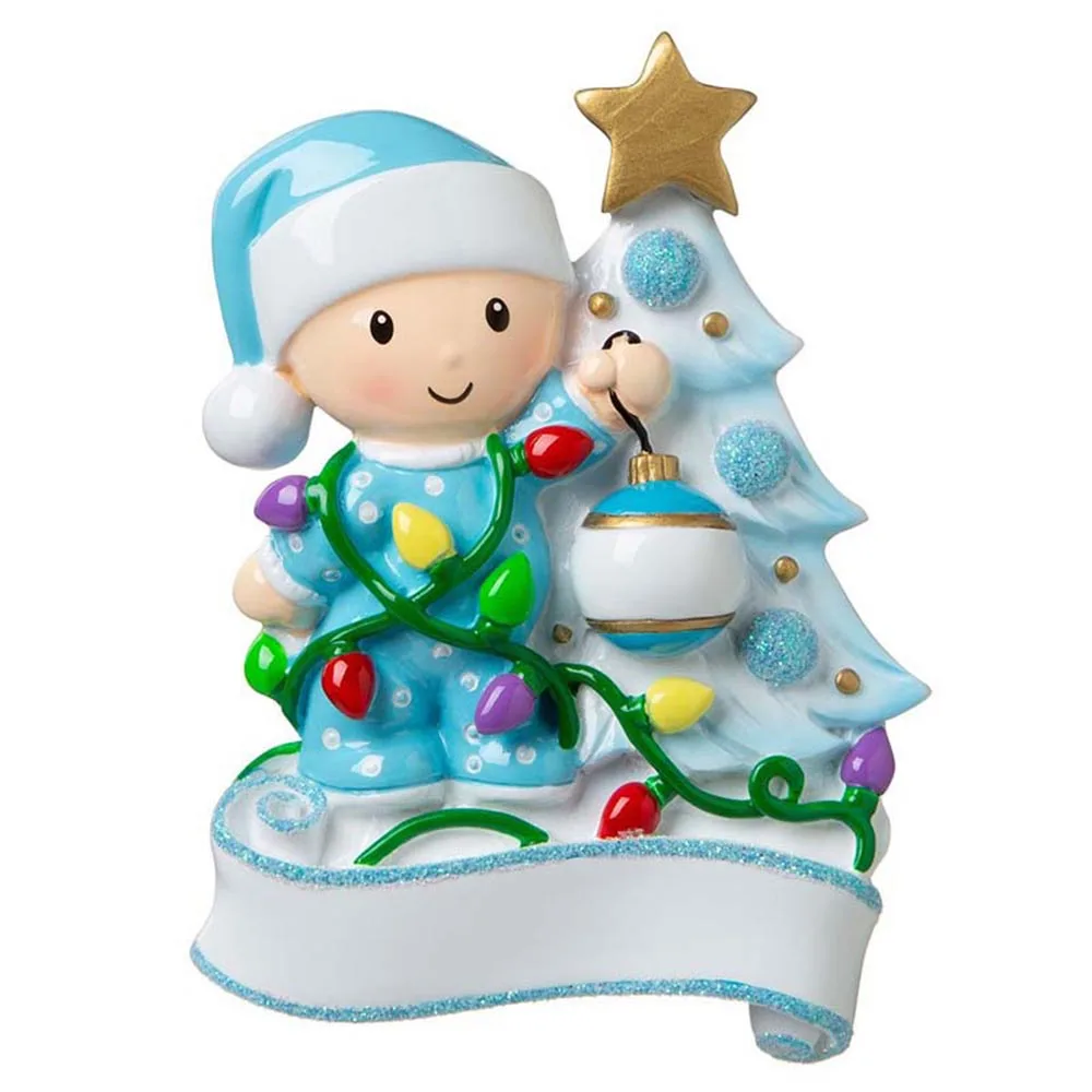 

Family Christmas ornaments Red/Pink/Blue Gifts Cute Accessory Holiday DIY