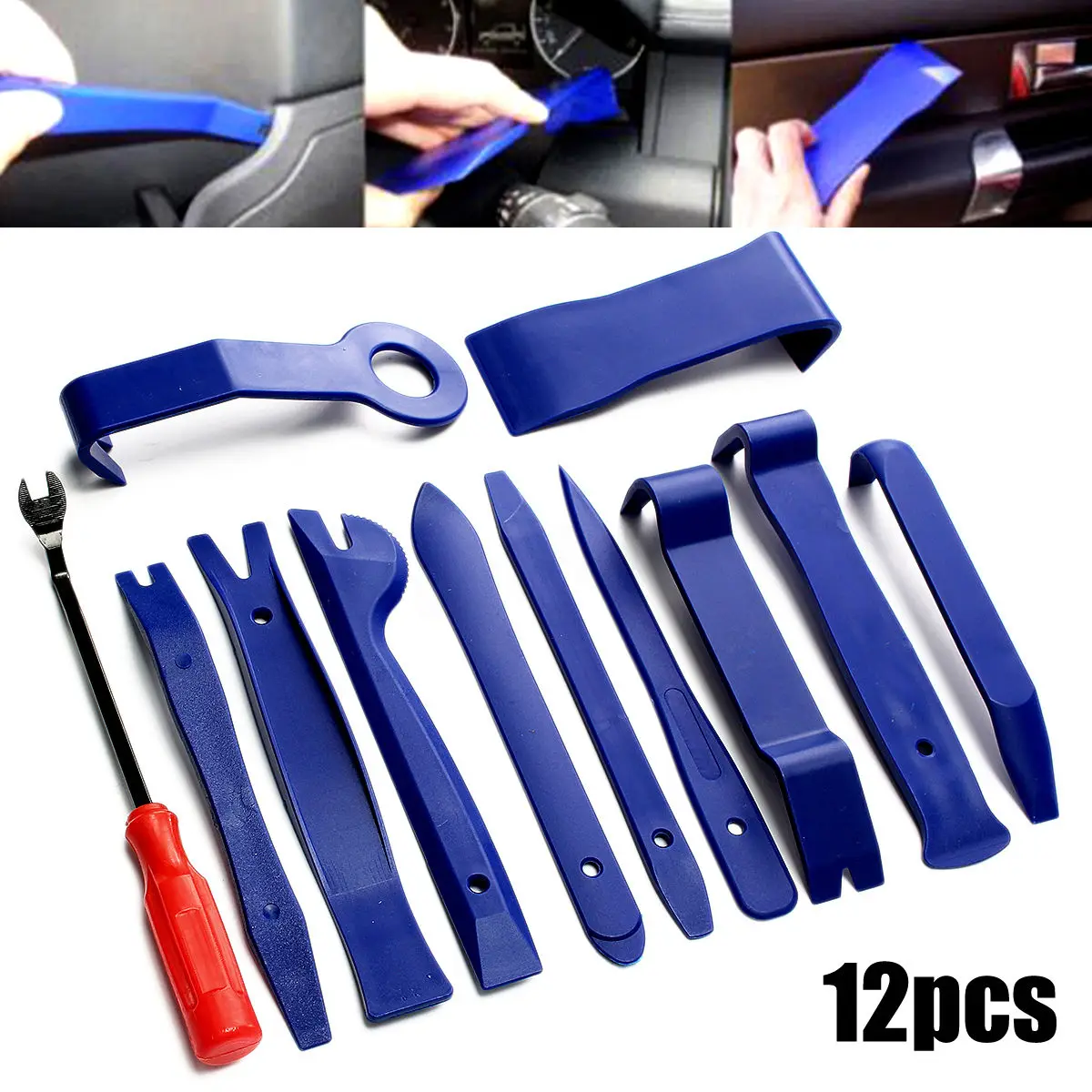 

New Hot 12x Car Radio Stereo Door Trim Dash Panel Install Removal Pry Tools Kit