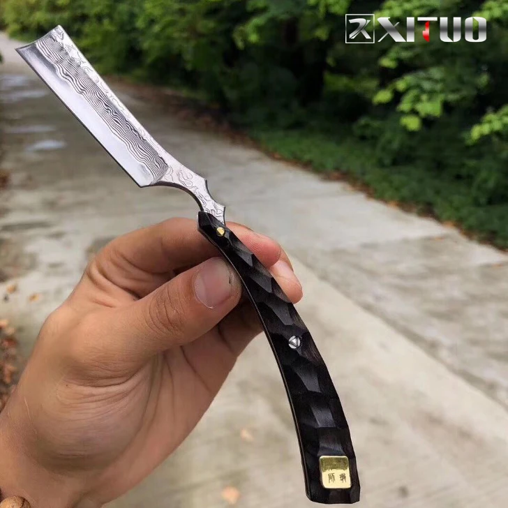 XITUO Дамаск Сталь Кухня шеф повара нож для очистки овощей Ножи резалка Sharp складная