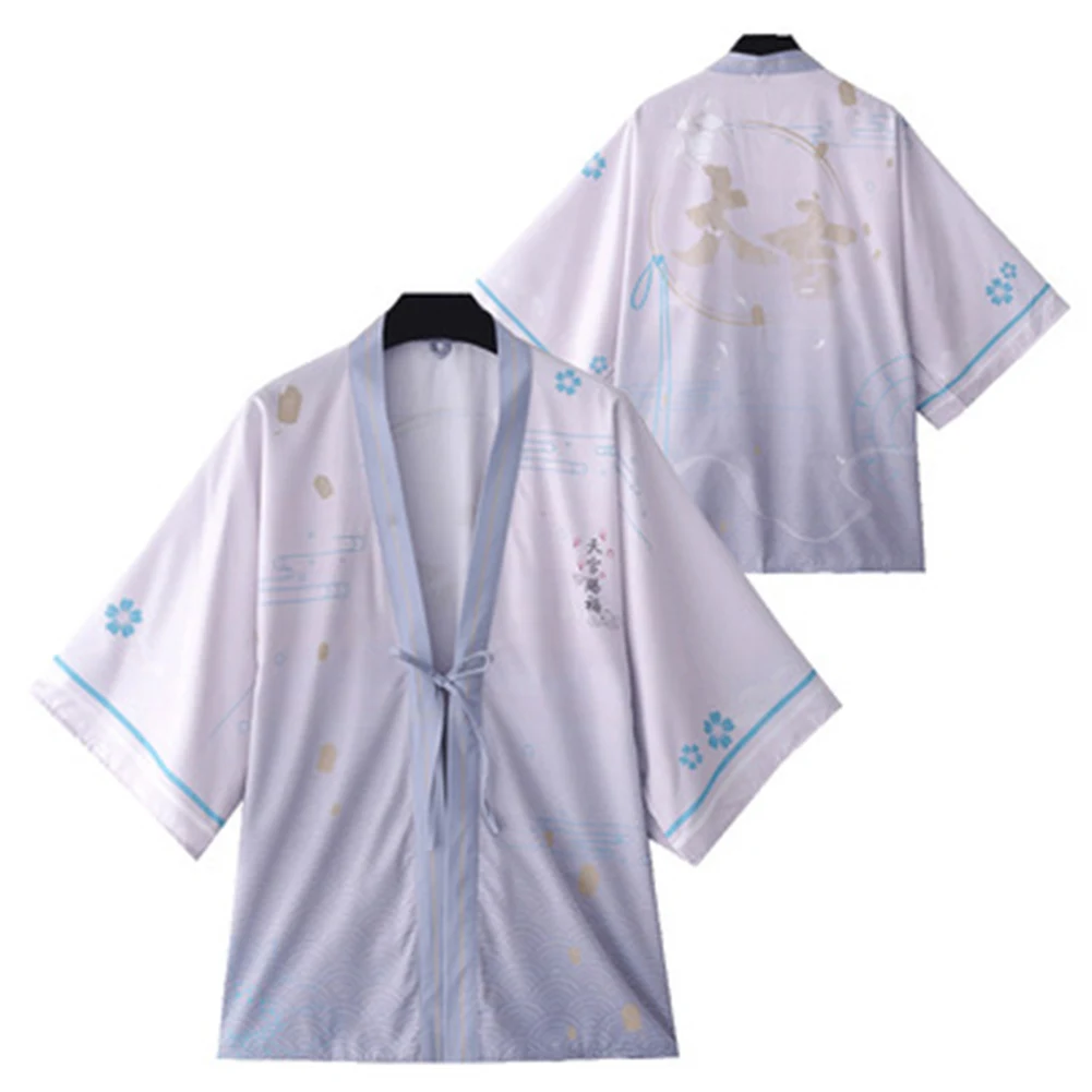 

Tian Guan Ci Fu Cospaly Cloak Kimono Cardigan Robe Cospaly Costume Print Casual Coat