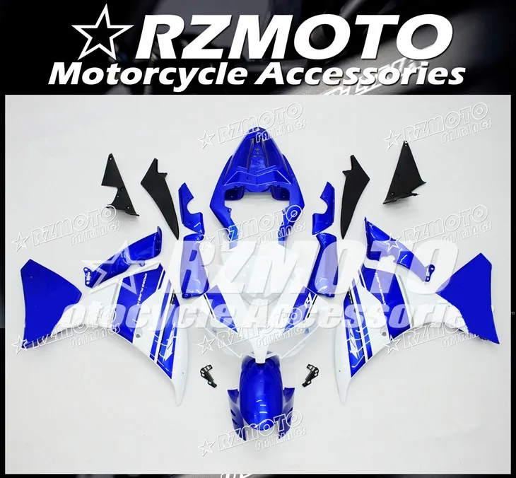 

Литья под давлением Новый ABS весь обтекатели комплект подходит для YAMAHA YZF-R1 R1 2012 2013 2014 12 13 14 кузов комплект белого и синего цвета