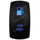 Синие светодиодные переключатели для подводного танка, лодки, 5 контактов, 12 В, 20 А, переключатель SPST вкл.ВЫКЛ., аксессуары для Carling NARVA Jeep 4X4