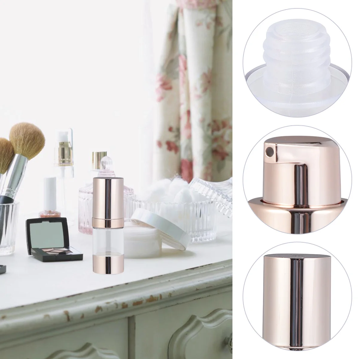 

6pcs 15ml Empty Bottle Plastic Cosmetic Storage Bottle Lotion Bottles Cosmetic Storage Bottle for Subpackaging Bottles