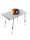 Складной алюминиевый стол для кемпинга, складной легкий портативный компактный стол для кемпинга, устойчивый к атмосферным воздействиям и ржавчине