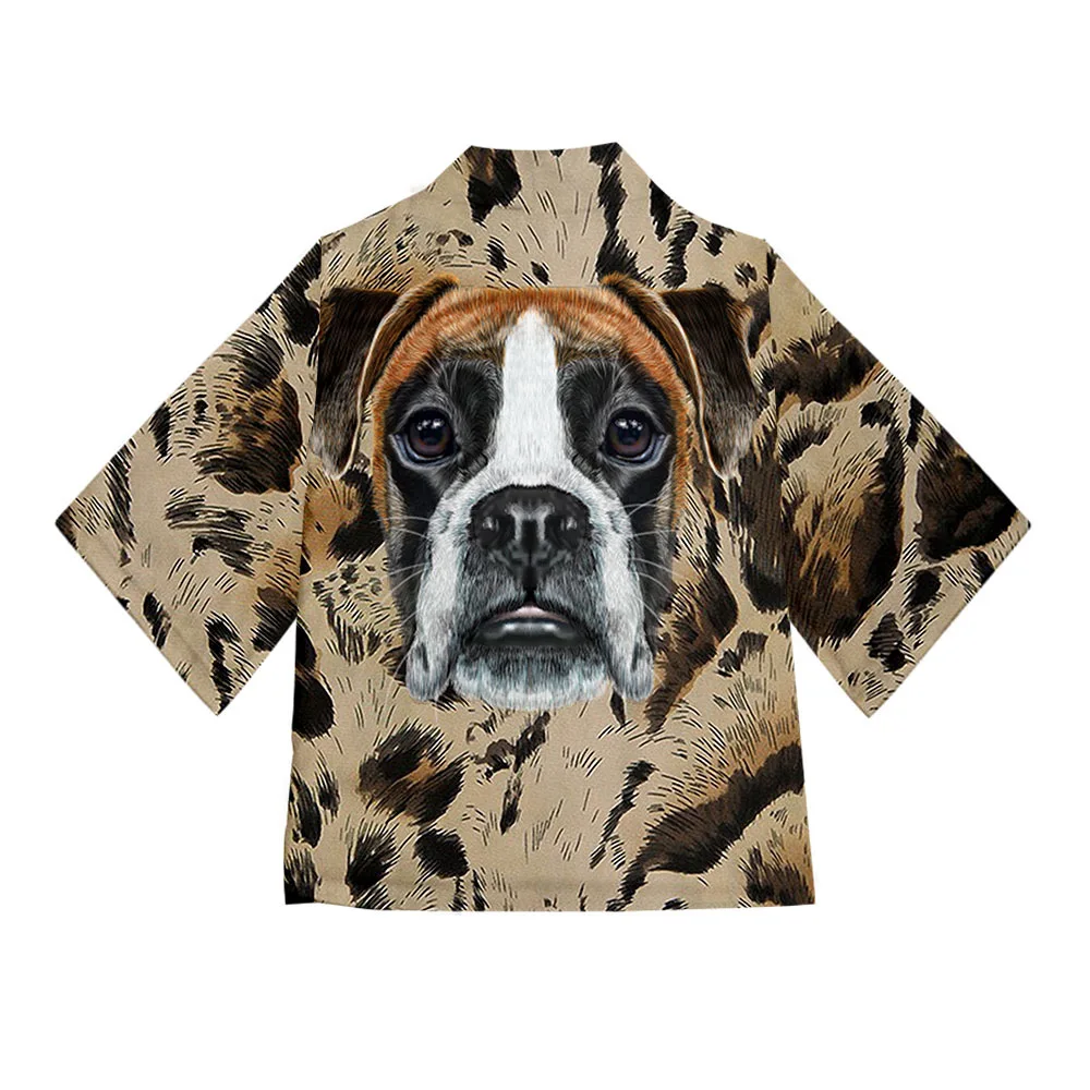 

2021 New Arrival Hip hop Animal avatar 3D Print Kimono Haori Yukata Women/Men Summer Casual Short Sleeve Streetwear Clothes