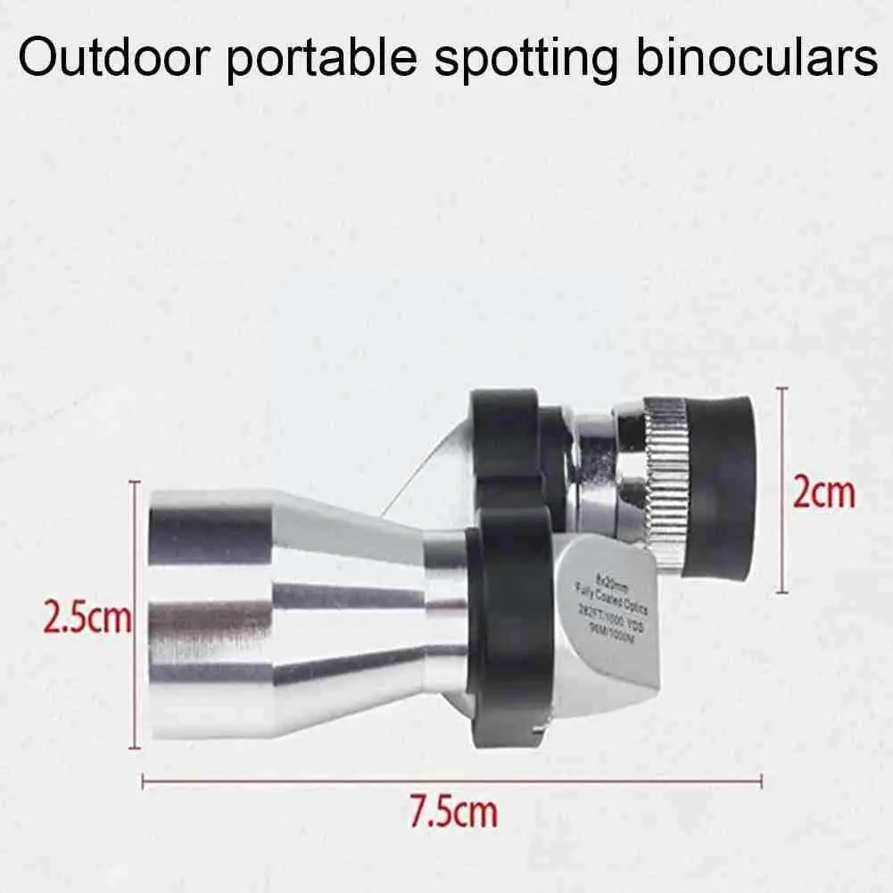Карманный бинокль S2H8 Компактный Монокуляр два в одном для мобильного телефона