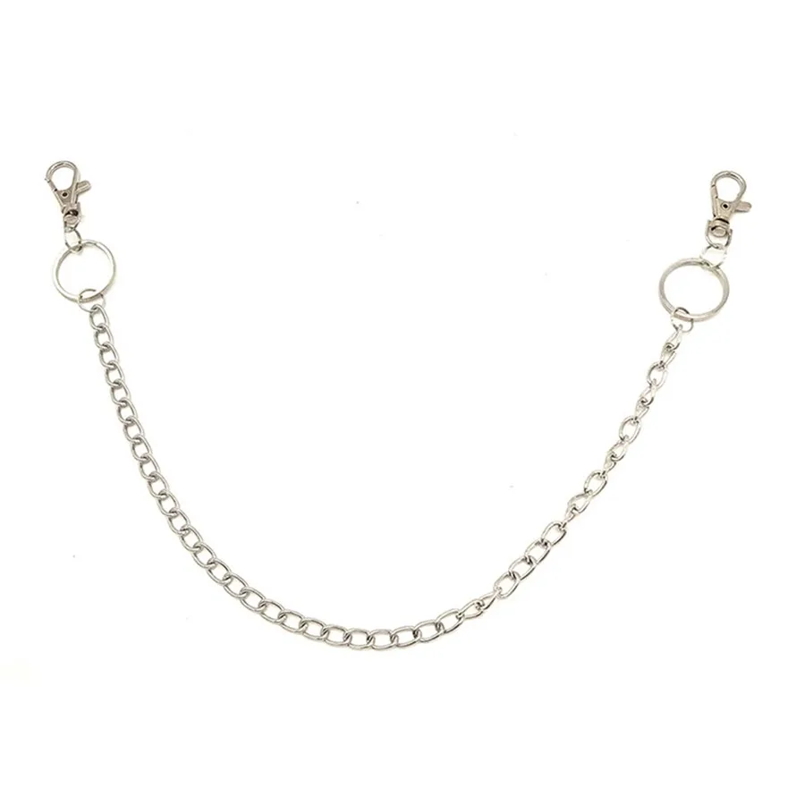 

Цепочка Qianraq на талию для брюк, аксессуар для одежды с цепочкой, кошелек с защитой от потери, цепочка для джинсов в стиле панк