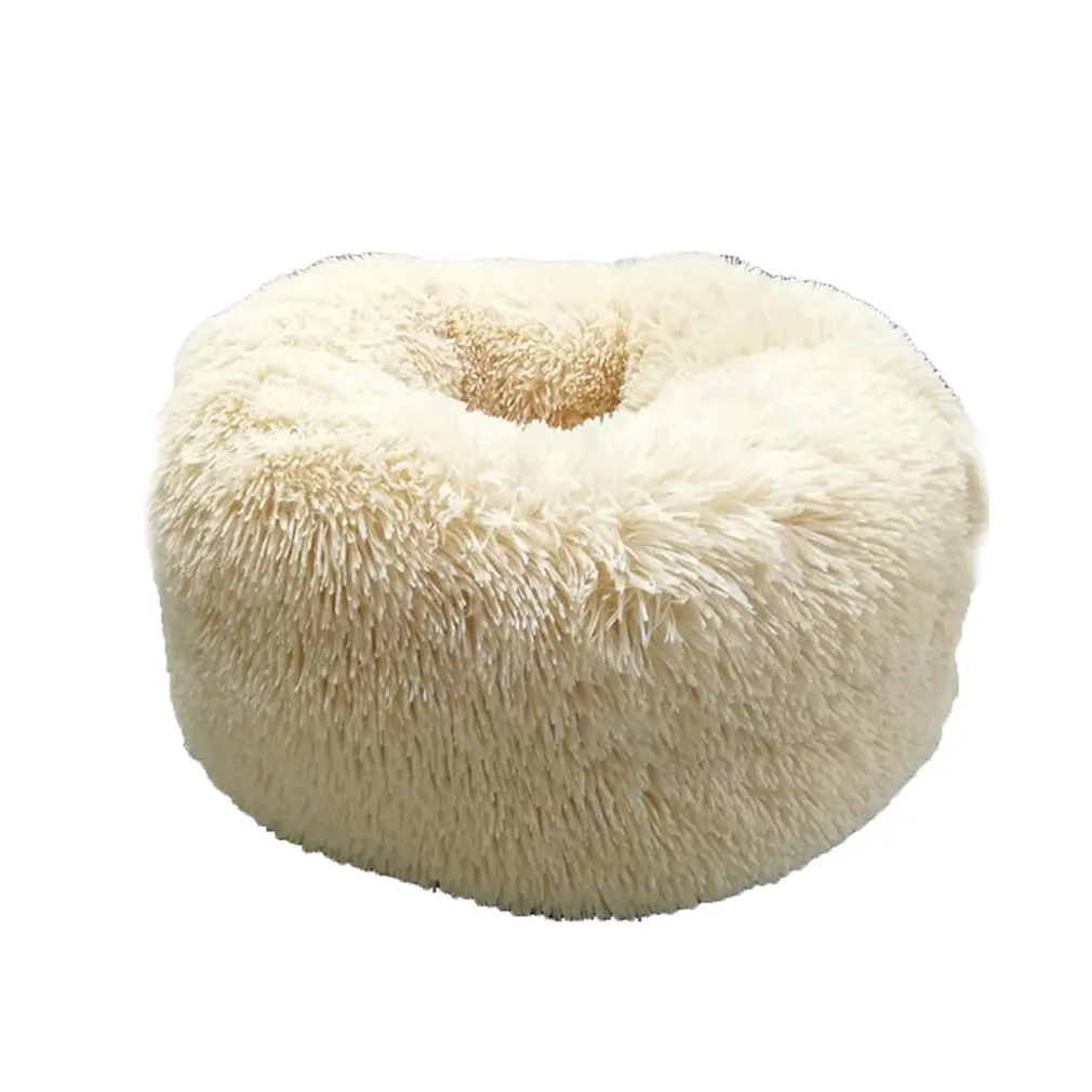

Удобная мягкая плюшевая супер мягкая кровать для питомца Конура собака круглая кошка зимний теплый спальный мешок Подушка для щенка коврик...