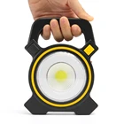 Пластиковый случайного цвета 30 Вт Солнечная энергия COB светильник Открытый Кемпинг Светильник портативная лампа перезаряжаемый аккумулятор