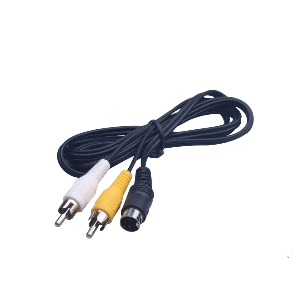 1 5 м 3 Pin игровая Аудио Видео AV стерео композитный кабель для Sega Genesis 2 A/V RCA