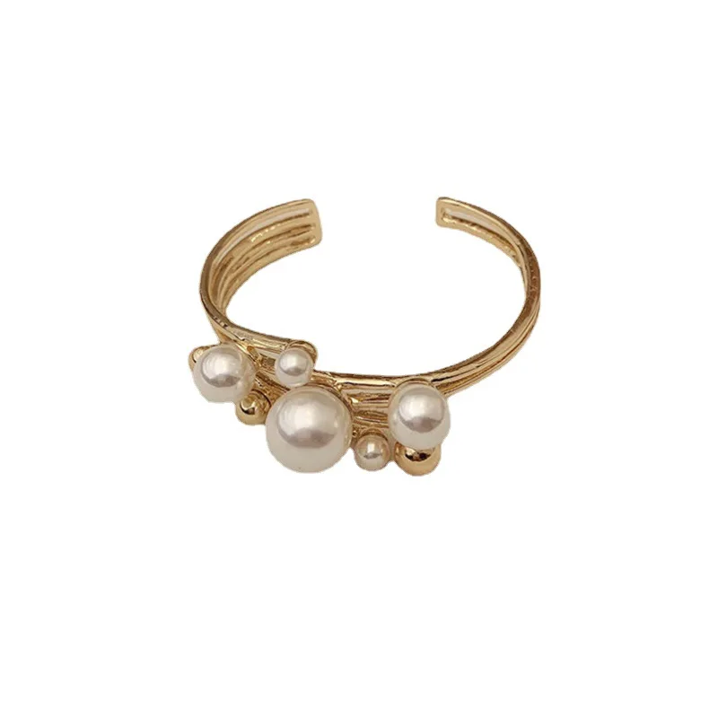 

CH-616 Retro palace style design pearl bracelet simple fashion personality bracelet net celebrity art fan jewelry