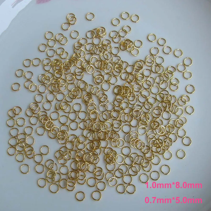 

100 шт. двухразмерные золотистые простые металлические железные кольца в виде ювелирных изделий, металлические круги ручной работы, материа...