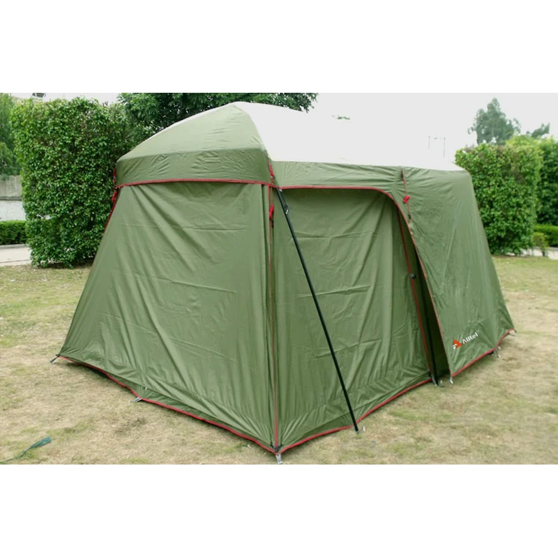 Preise Ultra Hohe Qualität Einer Halle Eine Schlafzimmer 5-8 Person Doppel Schicht 200cm Höhe Wasserdicht Camping Zelt In Große Förderung Preis