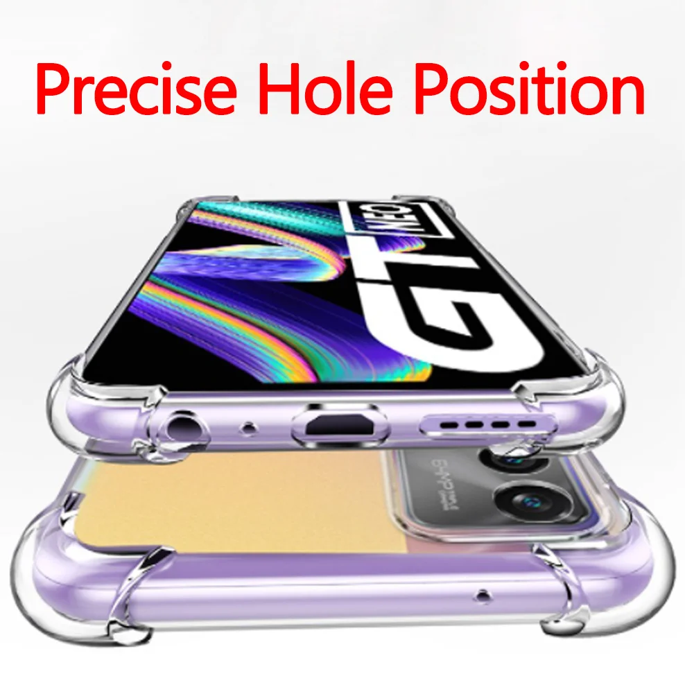 

5-in-1, realme gt 5g case for realme gt shockproof silicone phone cases realme gt neo flash realmi gt cover realme gt neo case