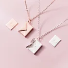 Индивидуальное ожерелье из нержавеющей стали с выгравированными буквами, подарки на день святого Валентина для женщин, девушек, девушек