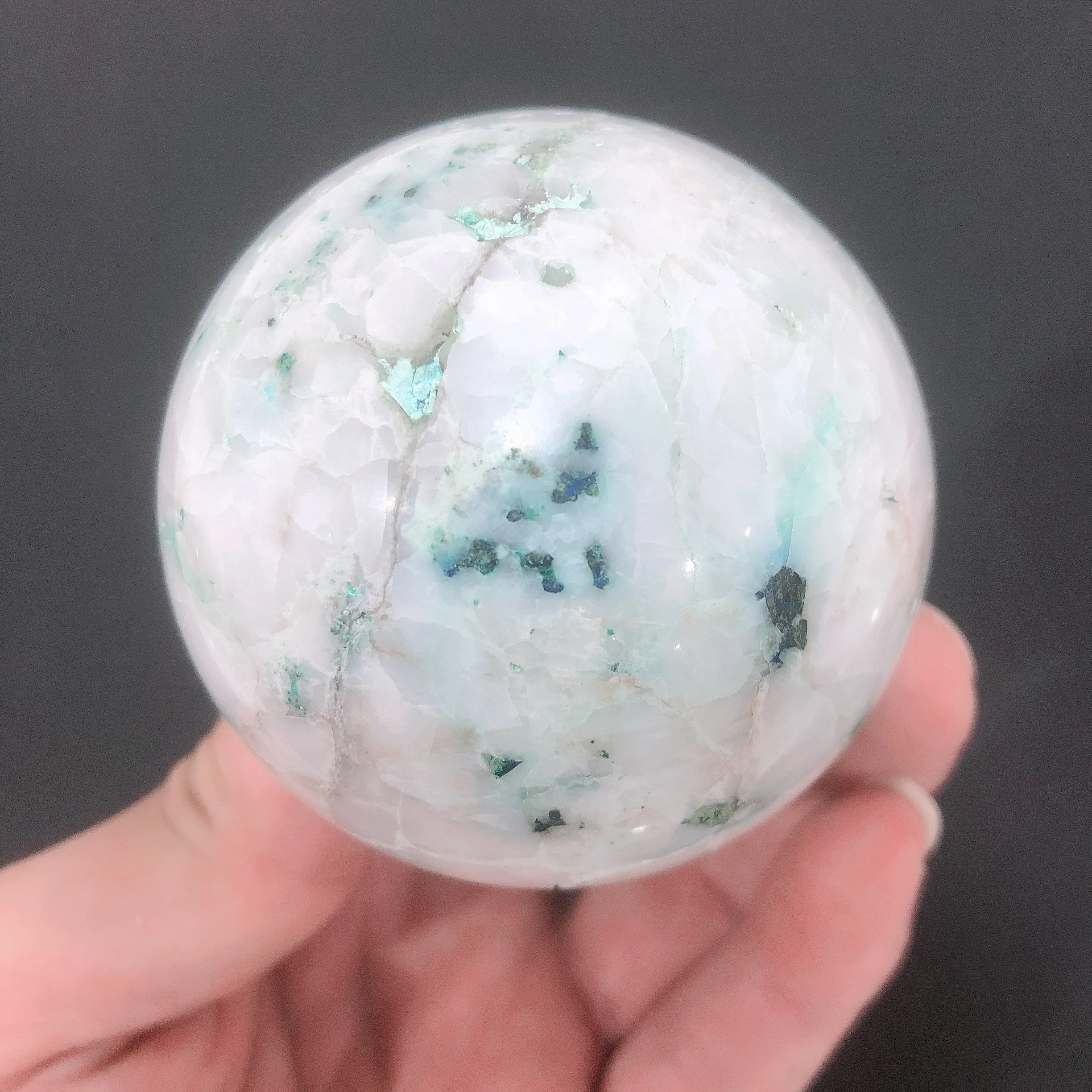 

Natural Crystals Quartz Fynchenite Sphere Ball Energy Reiki Stones Room Home Office Aquarium Decoration Accessories Gemstone