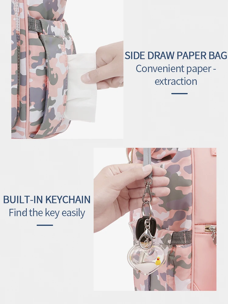 Сумка для подгузников с USB-портом и принтом Микки Мауса | Мать ребенок