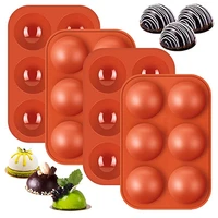 medium semi sphere silicone mold baking mold for making hot chocolate bomb cake jelly dome mousse