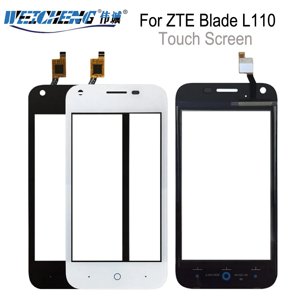 Сенсорная панель Сенсорный экран для ZTE Blade L110 сенсорный дигитайзер Переднее
