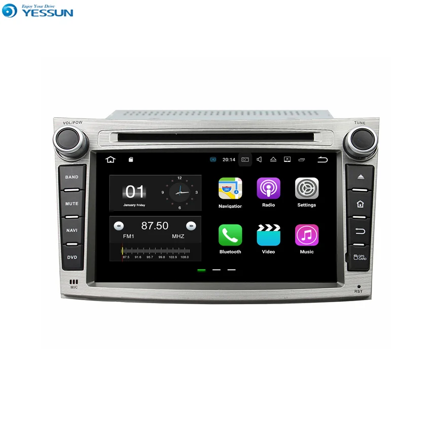 Автомобильный мультимедийный плеер YESSUN 2 Din для Subaru Legacy / B4 Outback 2009 ~ 2012 Android GPS аудио