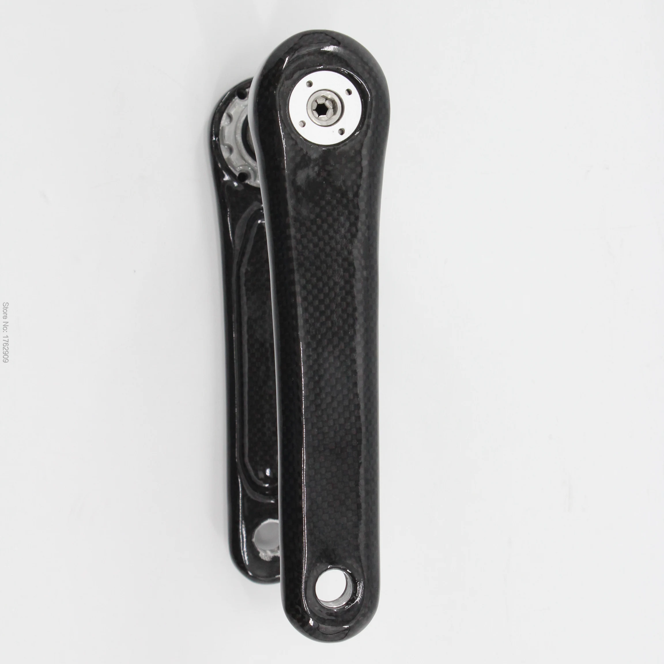 New Climbing bike 3K full carbon fibre bicycle crank with alloy bottom bracket Axis 24mm 170mm MTB lightest parts Free shipping | Спорт и