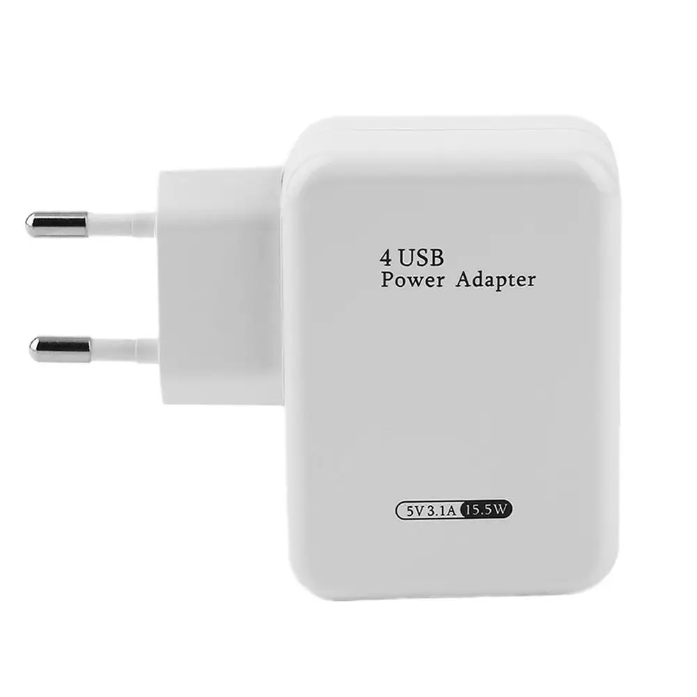 EU Plug 4 Ports Usb Wall Charger Adapter Micro HUB Power For IPhone 5 6 7 IPad Phone Tablet | Электроника