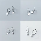 Женские серьги-подвески с фианитами