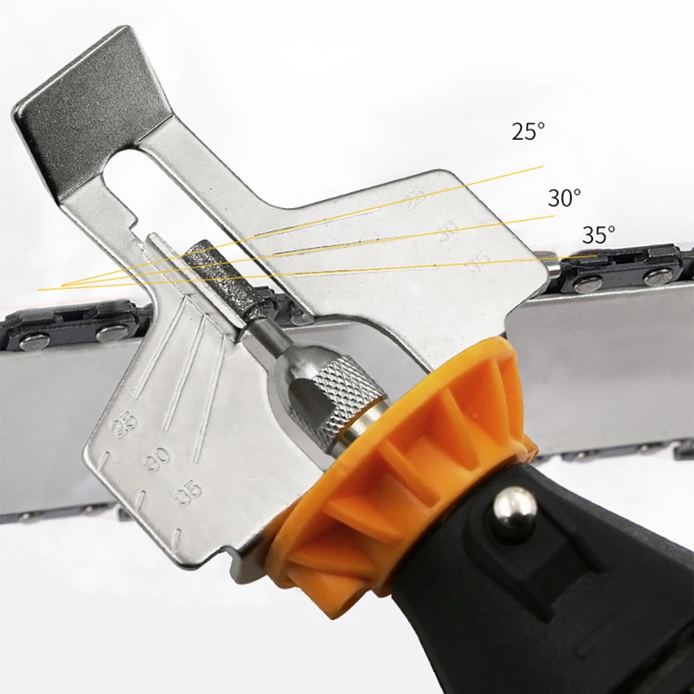 

Chainsaw Sharpening Kit Electric Grinder Polishing Guide Drill Adapter Head
